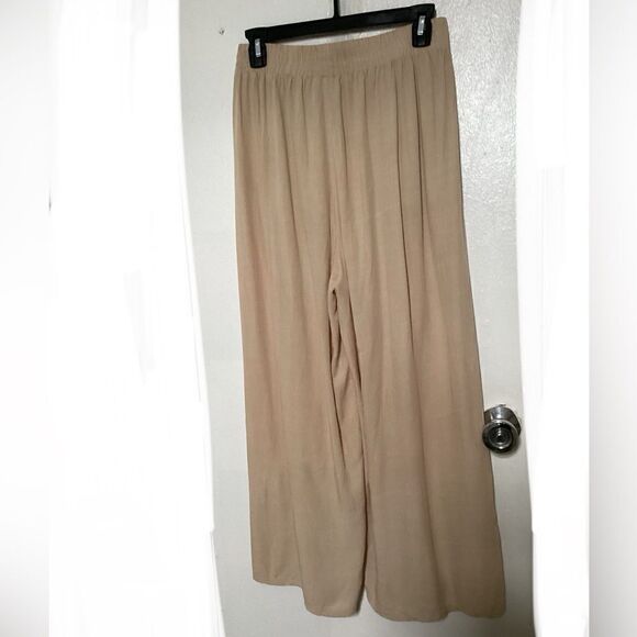 M wide leg pants beige, cream, breezy - Picture 5 of 9